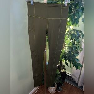 LULULEMON Fast and Free High Rise Tights Size 6, Inseam-27”